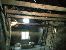 Rekonstrukce rodinného domu ve Ctiněvsi - Interiér po vybourání